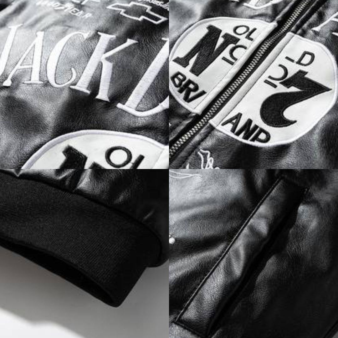 Шкіряна куртка Jack Daniel`s