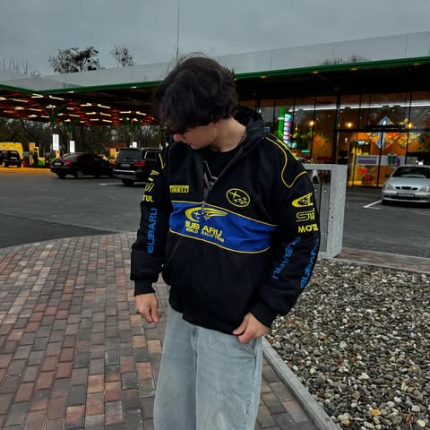 Бомбер "Subaru" vintage