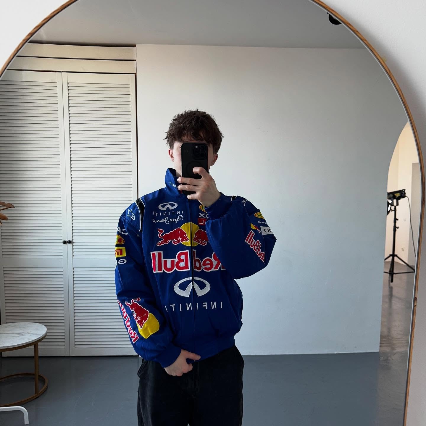 Бомбер "Red Bull blue" F1 vintage