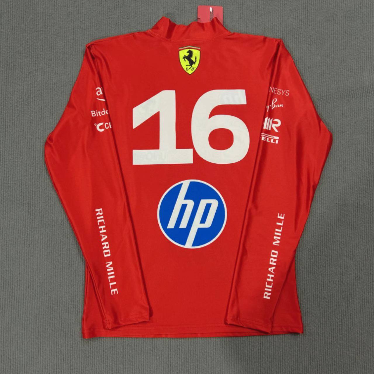 Лонгслів Ferrari red F1