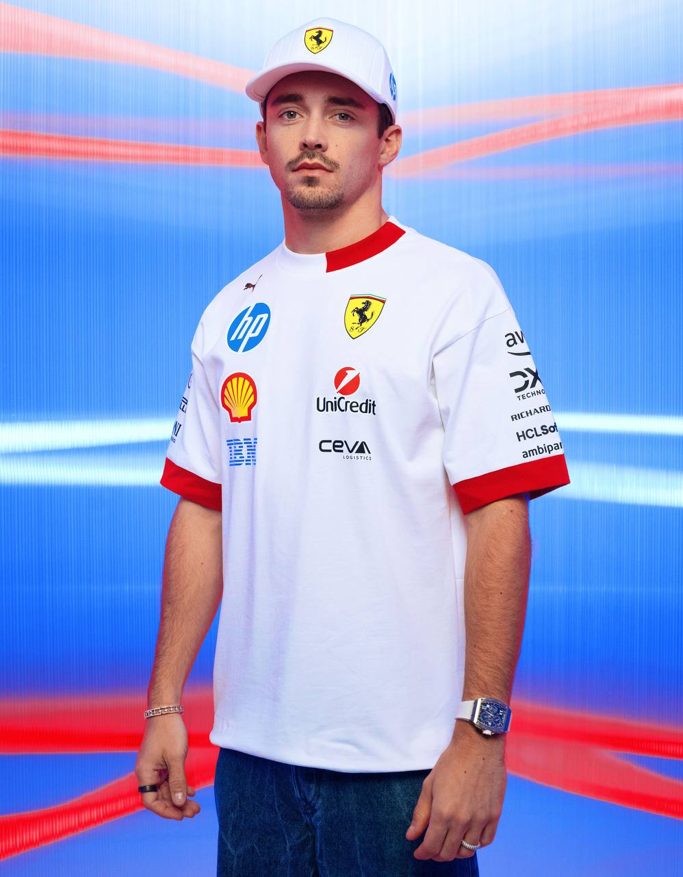 Кепка Ferrari white