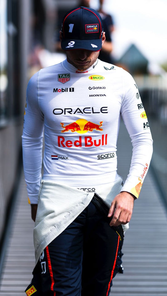 Лонгслів Red Bull white F1