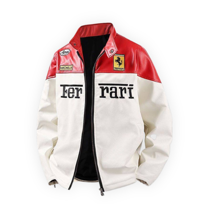 Шкіряна "Ferrari" white