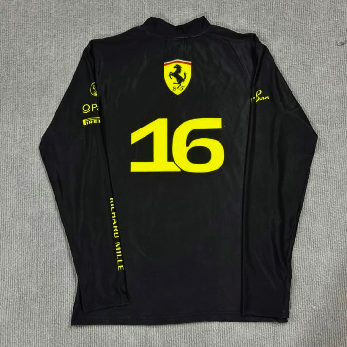 Лонгслів Ferrari black F1