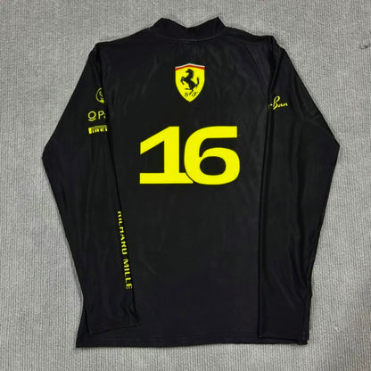 Лонгслів Ferrari black F1