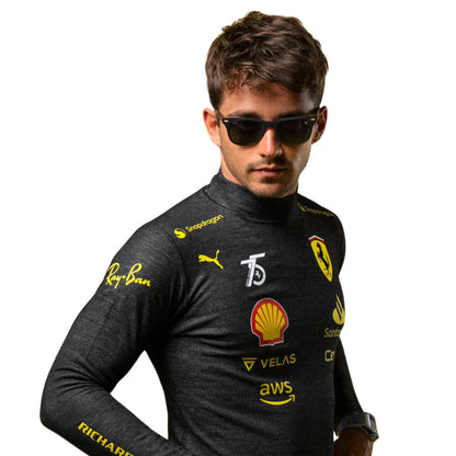 Лонгслів Ferrari black F1