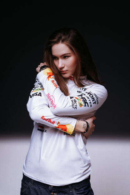 Лонгслів "Red Bull white" F1