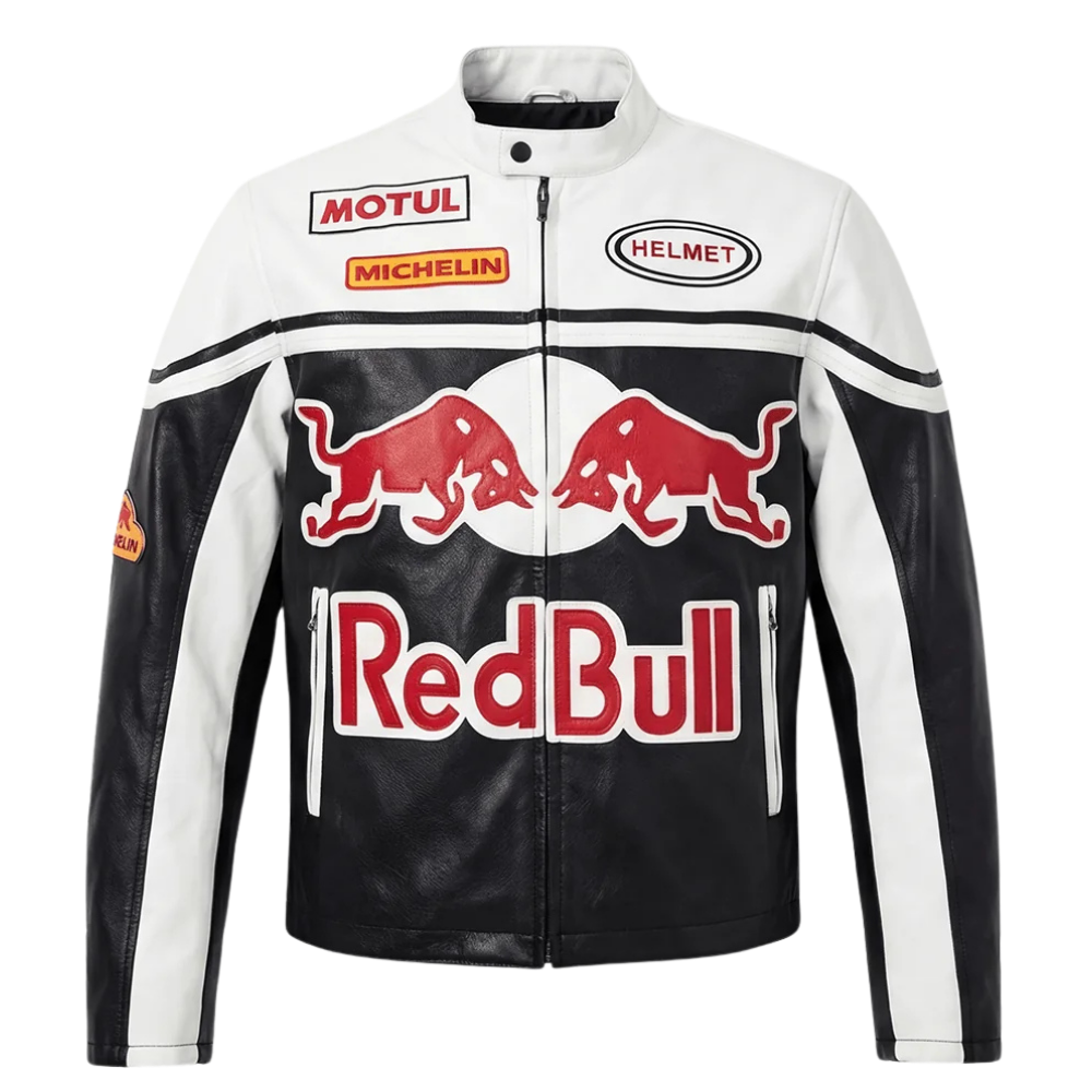 Шкіряна "Red Bull" white