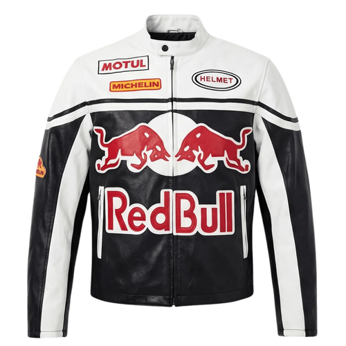 Шкіряна "Red Bull" white