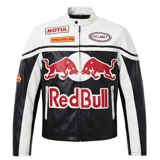 Шкіряна "Red Bull" white