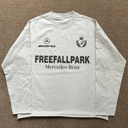 Лонгслів "Mercedes Carbon" vintage