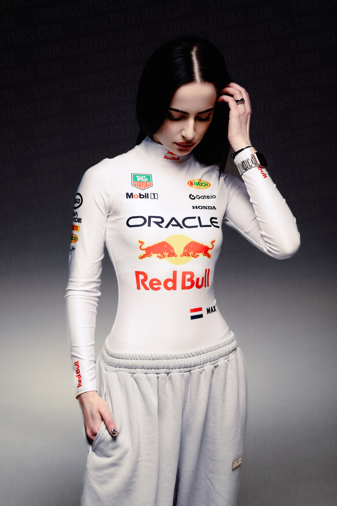 Боді Red Bull white F1