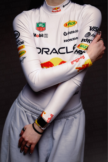 Боді Red Bull white F1