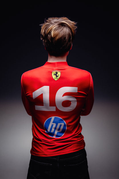 Лонгслів Ferrari red F1