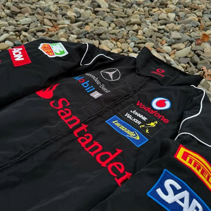 Бомбер "Mercedes&McLaren" black F1 vintage