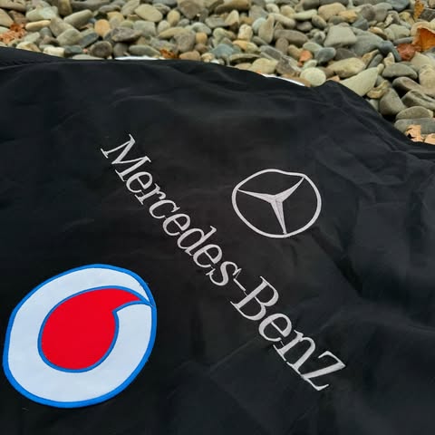 Бомбер "Mercedes&McLaren" black F1 vintage