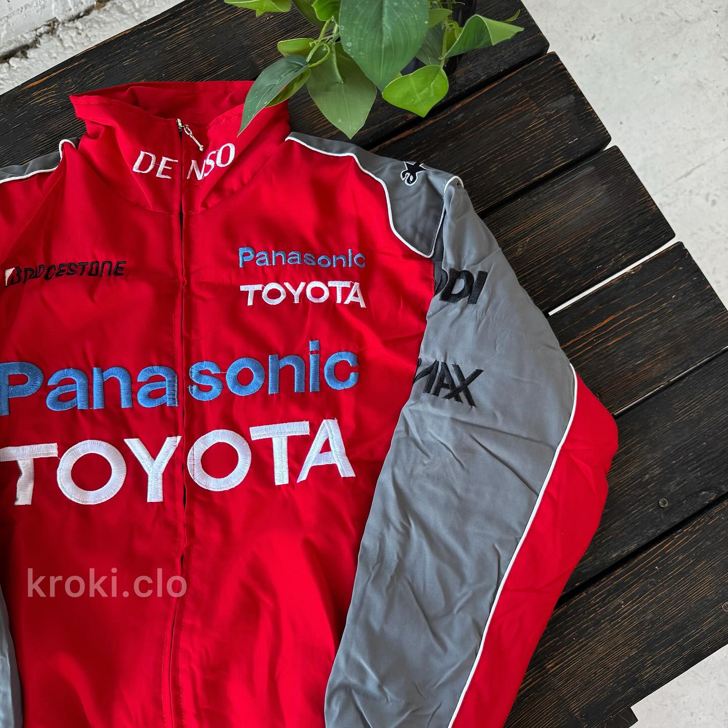 Бомбер "Toyota racing" vintage