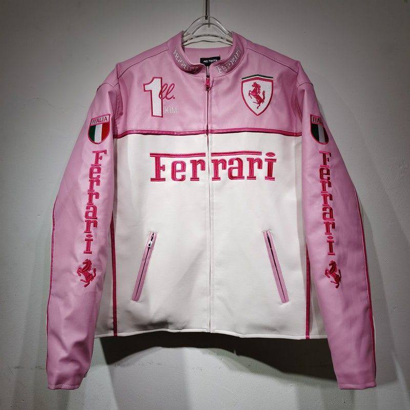 Шкіряна "Ferrari" pink LUX