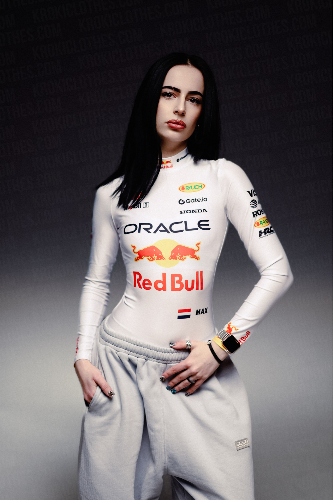 Боді Red Bull white F1