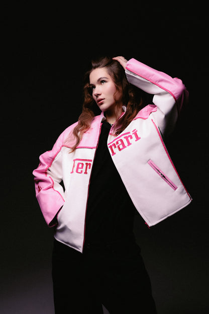 Шкіряна "Ferrari" pink LUX