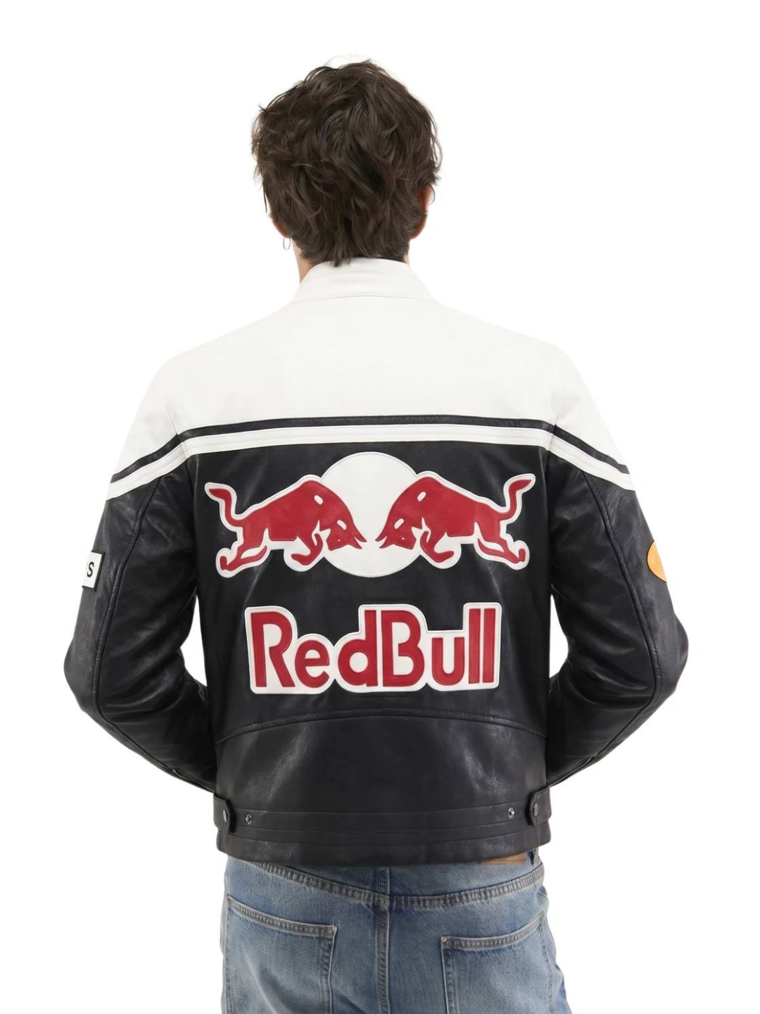 Шкіряна "Red Bull" white