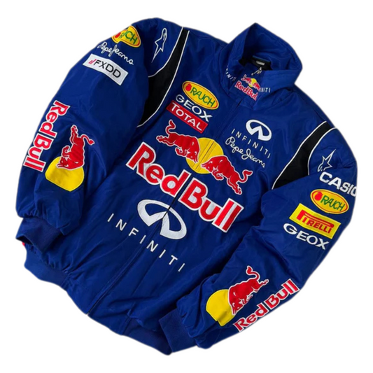 Бомбер "Red Bull blue" F1 vintage