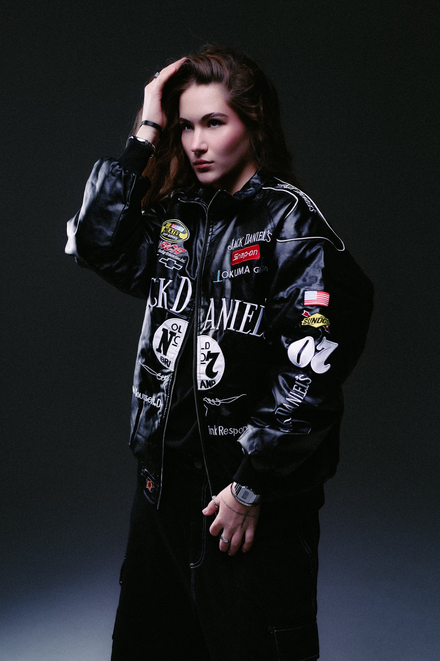 Шкіряна "Jack Daniel`s"