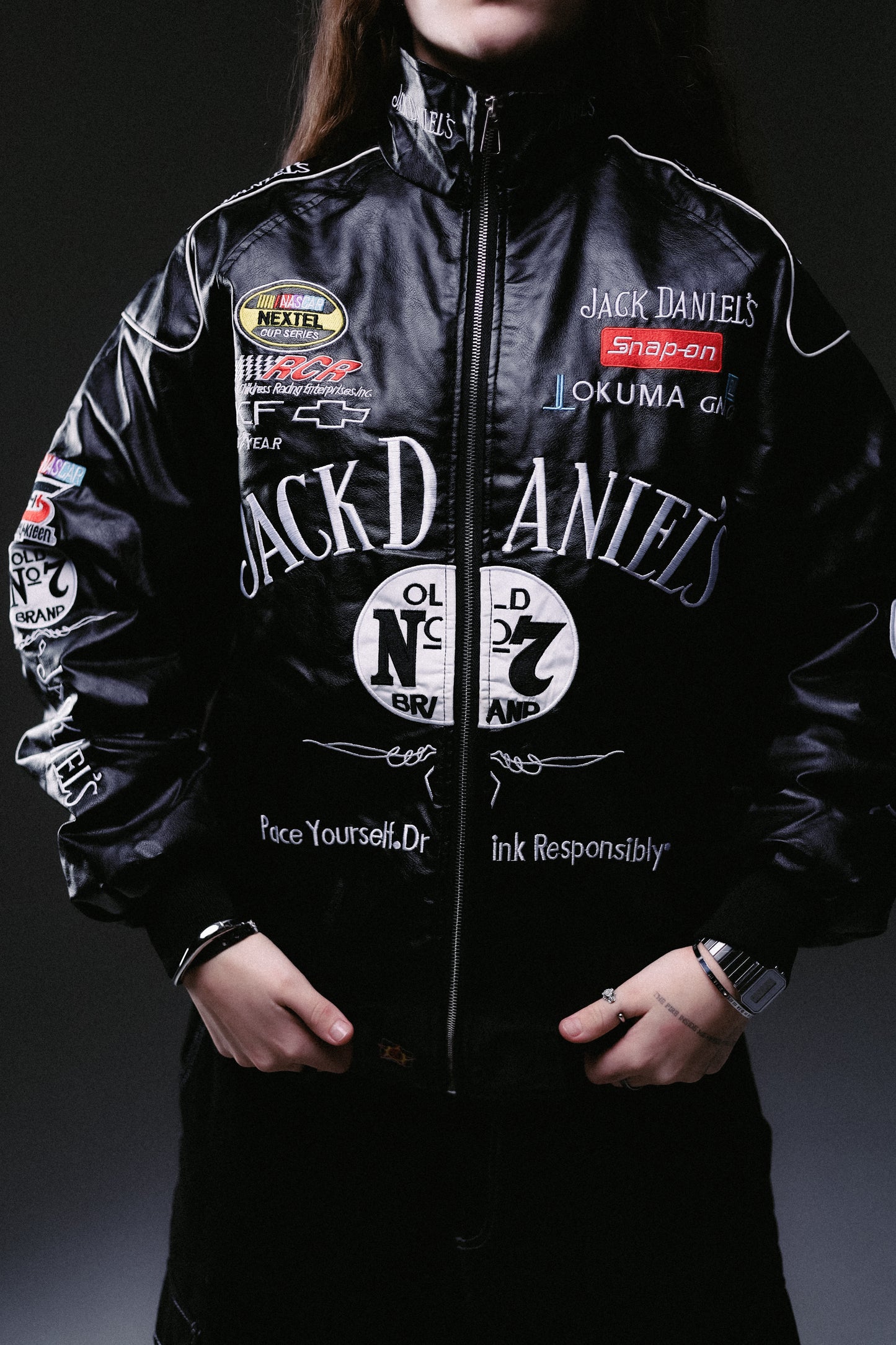 Шкіряна "Jack Daniel`s"