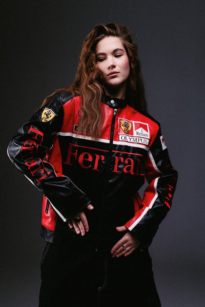 Шкіряна "Marlboro&Ferrari" lux vintage