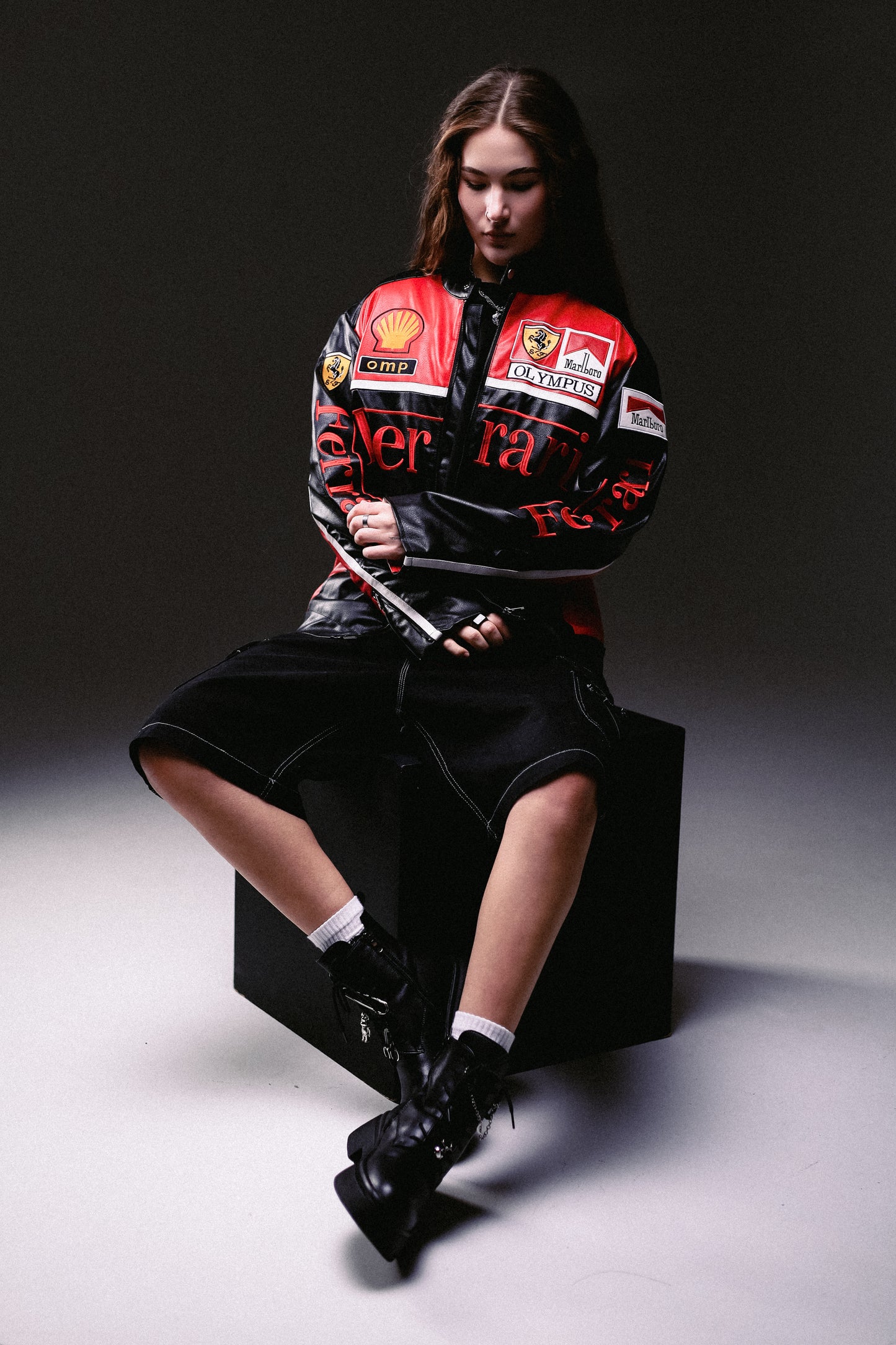 Шкіряна "Marlboro&Ferrari" lux vintage