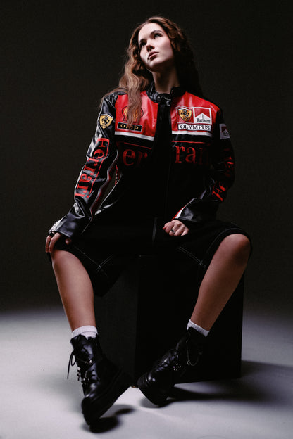 Шкіряна "Marlboro&Ferrari" lux vintage