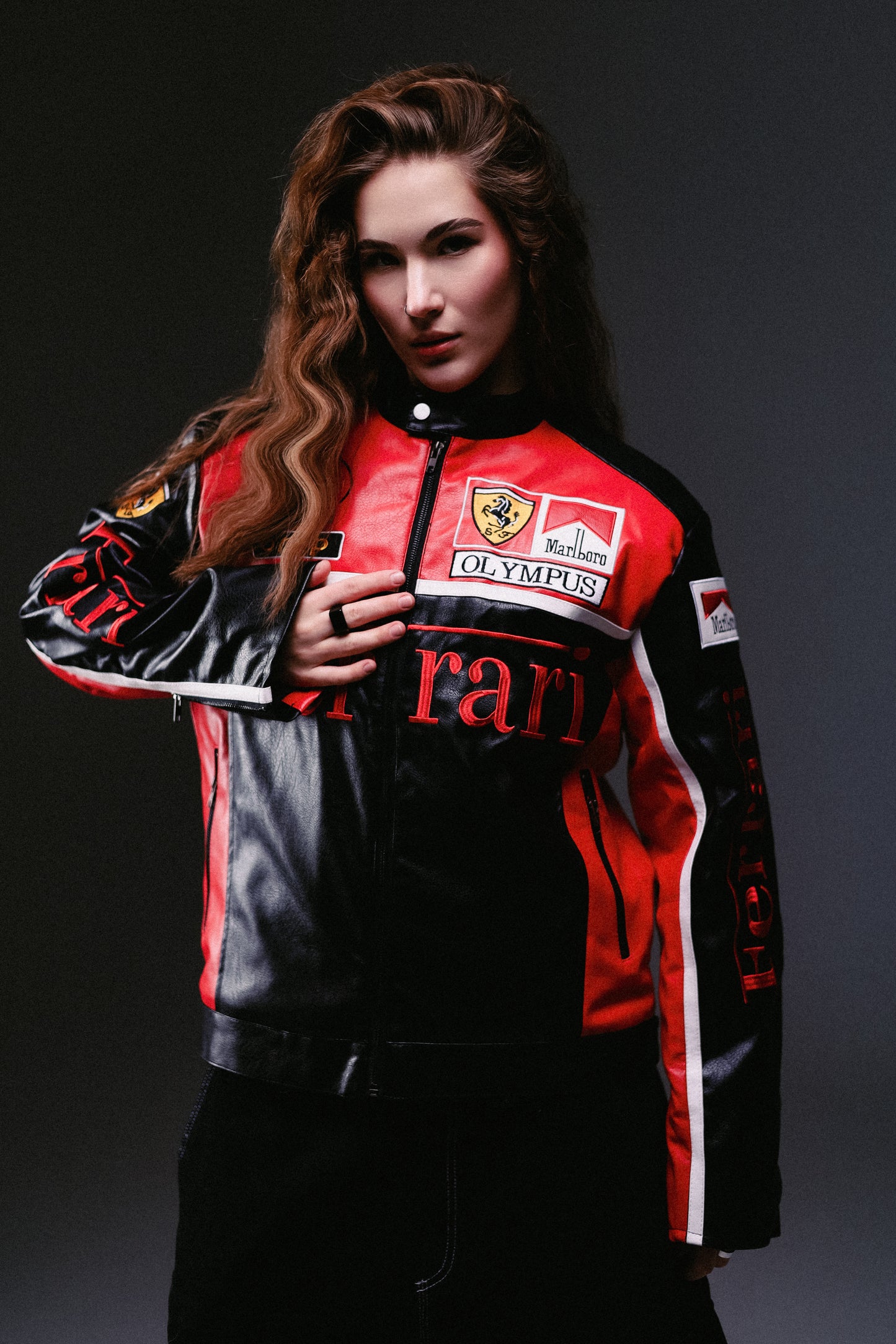 Шкіряна "Marlboro&Ferrari" lux vintage