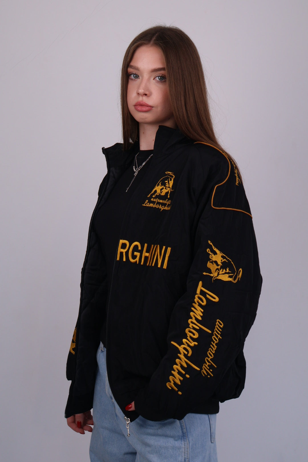 Бомбер "Lamborghini racing" vintage