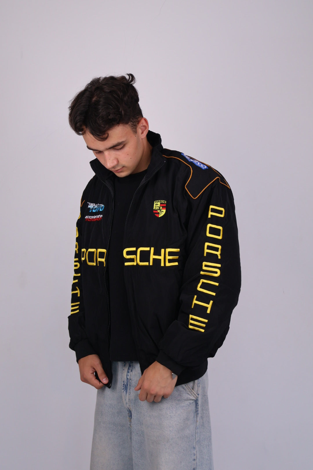 Бомбер "Porsche" F1 vintage