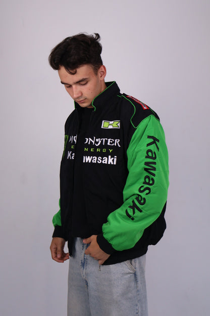 Бомбер "Kawasaki racing" vintage
