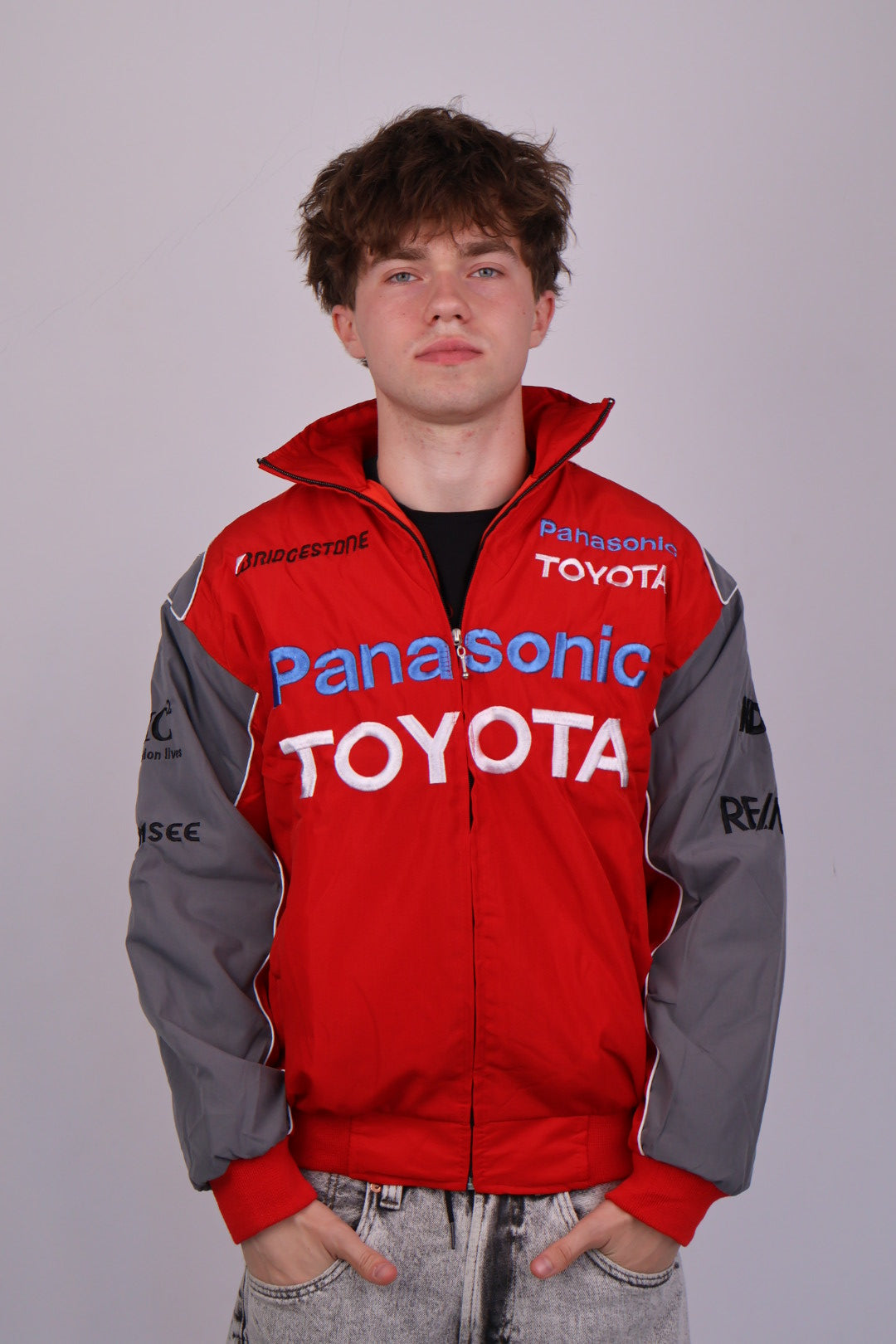 Бомбер "Toyota racing" vintage