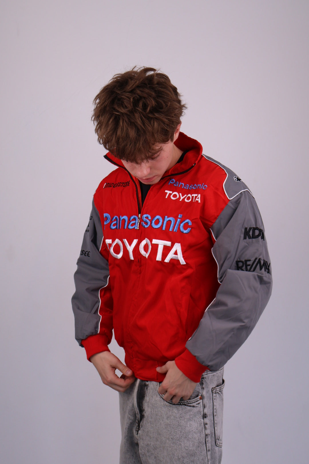 Бомбер "Toyota racing" vintage
