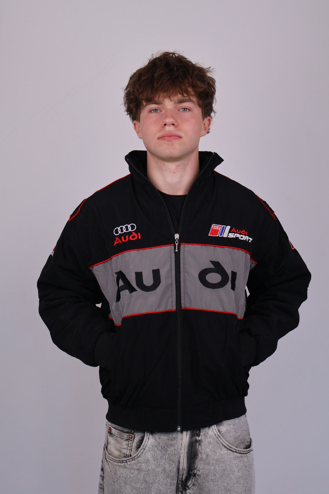 Бомбер "Audi" vintage