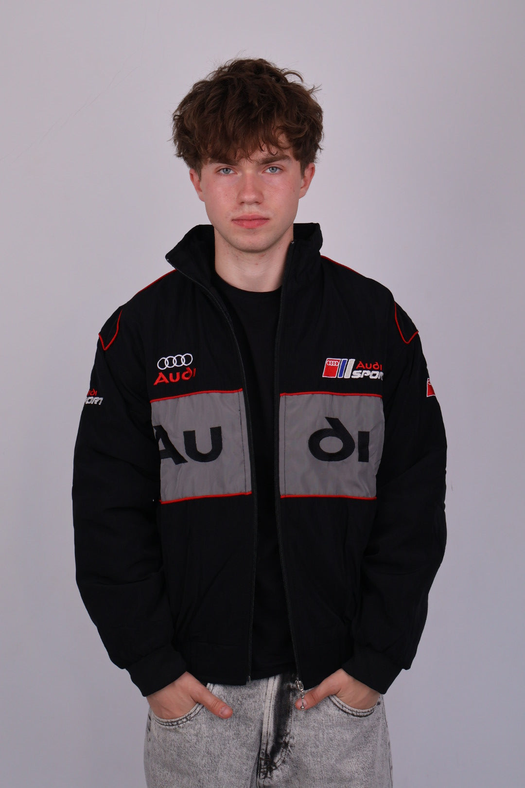 Бомбер "Audi" vintage