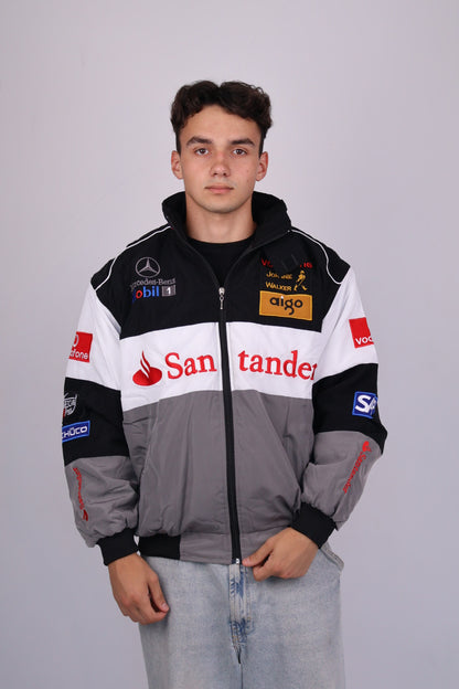 Бомбер "Mercedes&McLaren" gray vintage