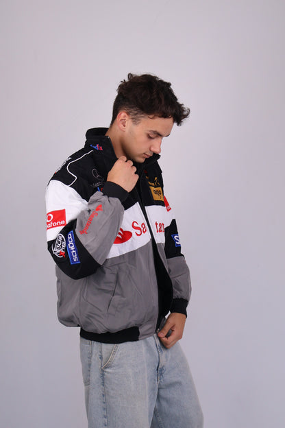 Бомбер "Mercedes&McLaren" gray vintage