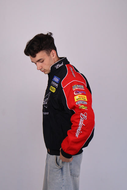 Бомбер "Bud racing" black