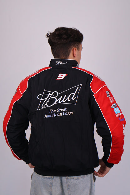 Бомбер "Bud racing" black