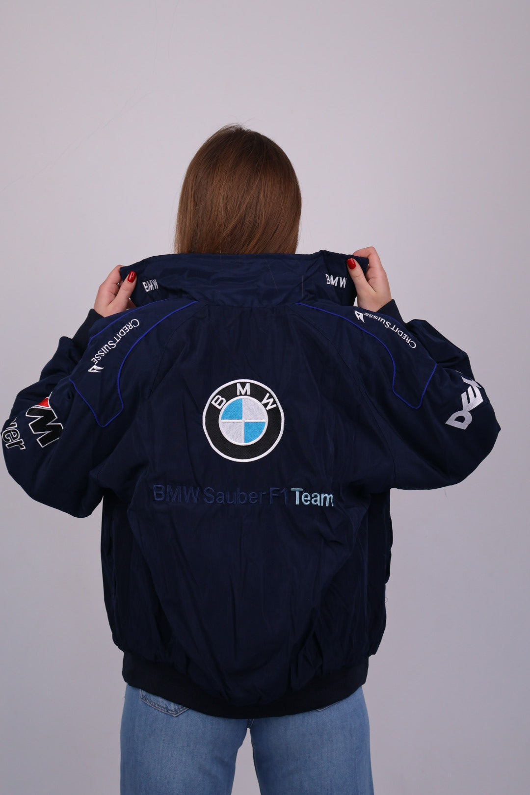 Бомбер "BMW racing" vintage