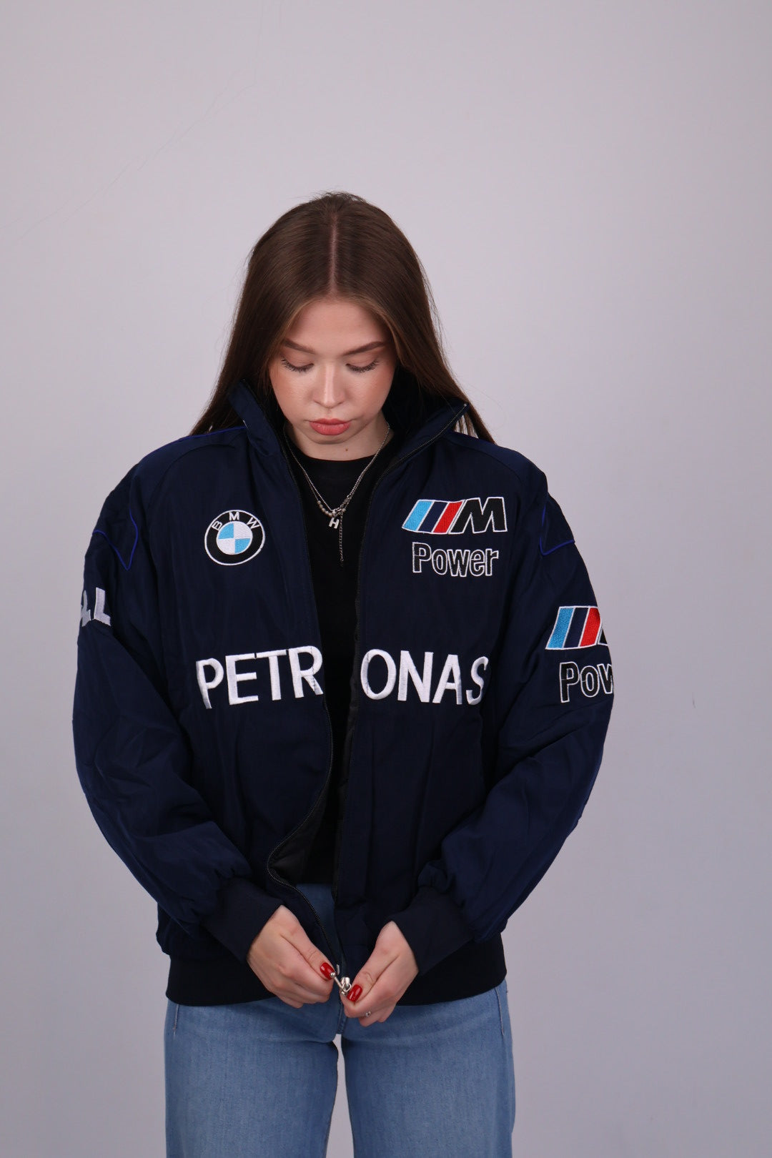 Бомбер "BMW racing" vintage