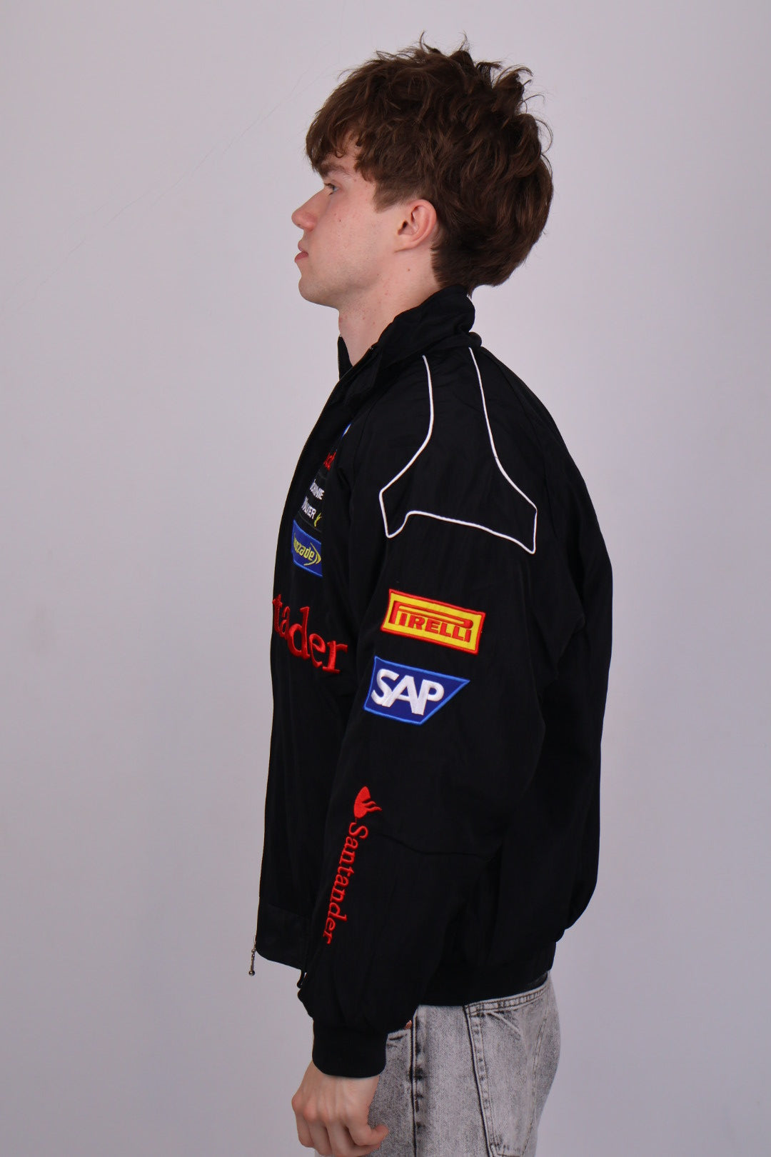 Бомбер "Mercedes&McLaren" black F1 vintage