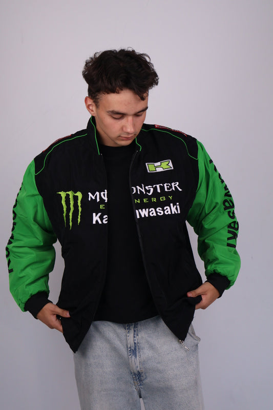 Бомбер "Kawasaki racing" vintage