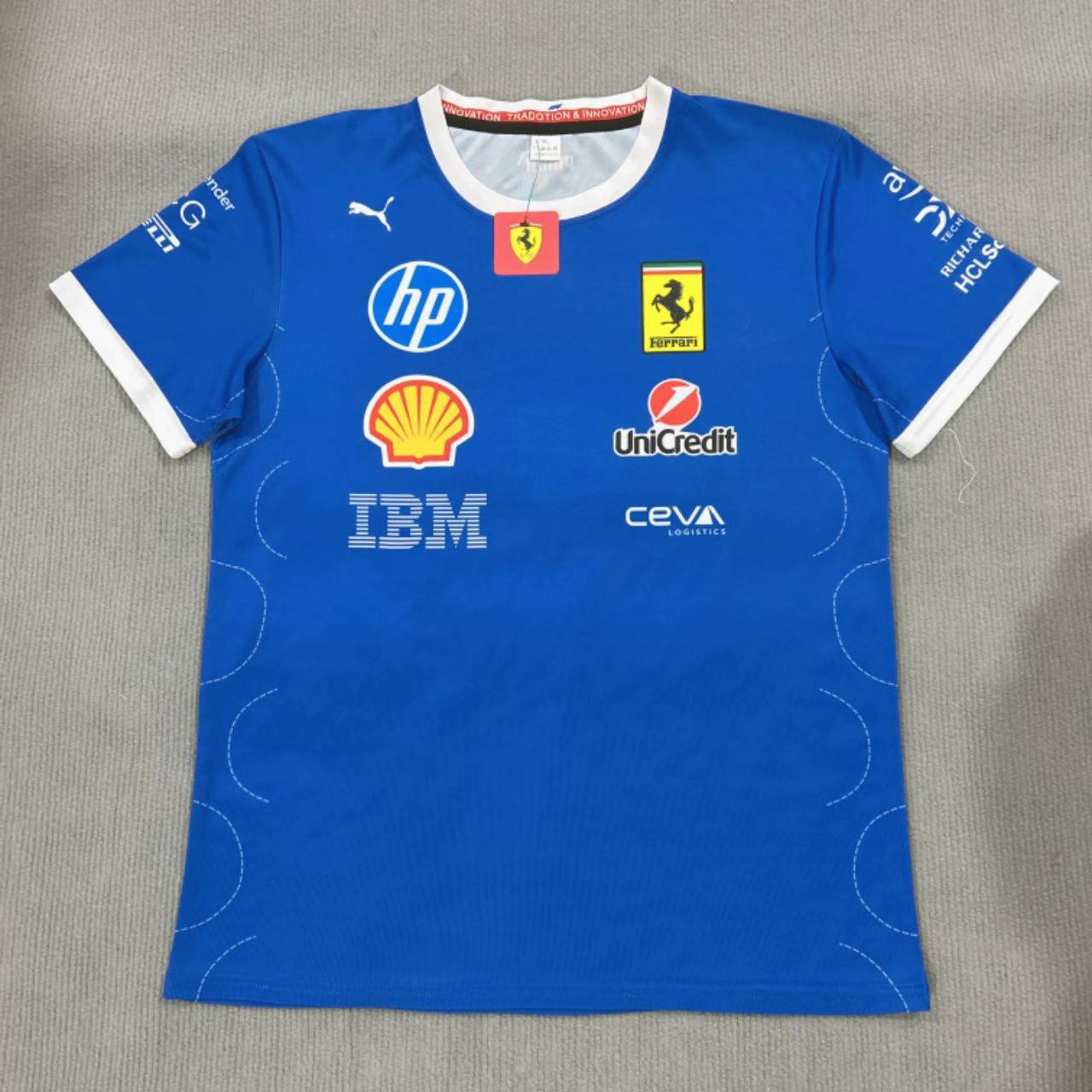 Футболка Ferrari blue F1