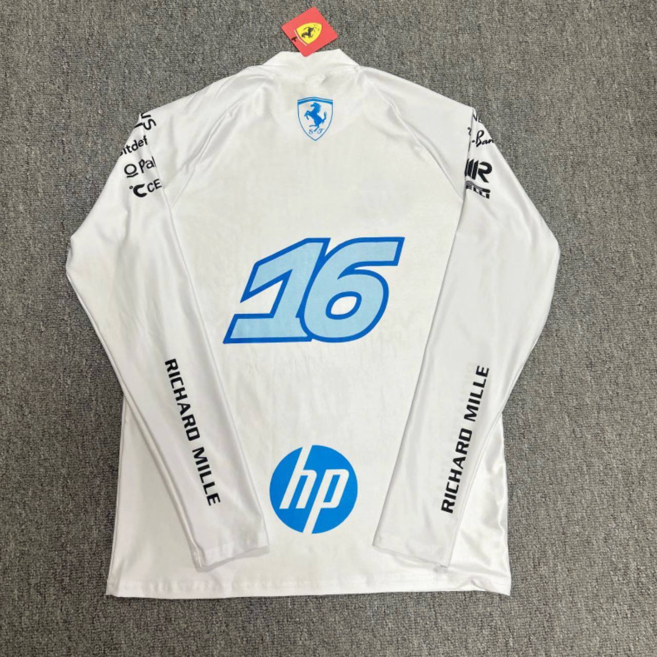 Лонгслів Ferrari white F1