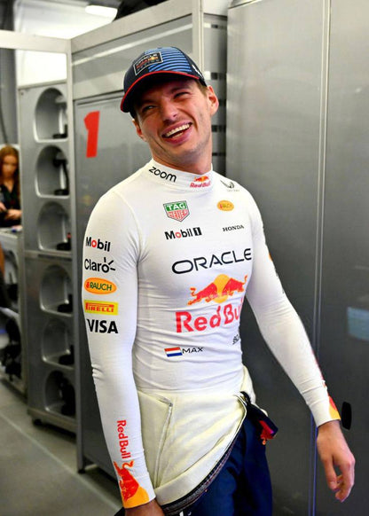 Лонгслів Red Bull white F1